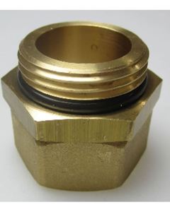 Nipple 1 x 1 union incl O-ring L 31.0mm